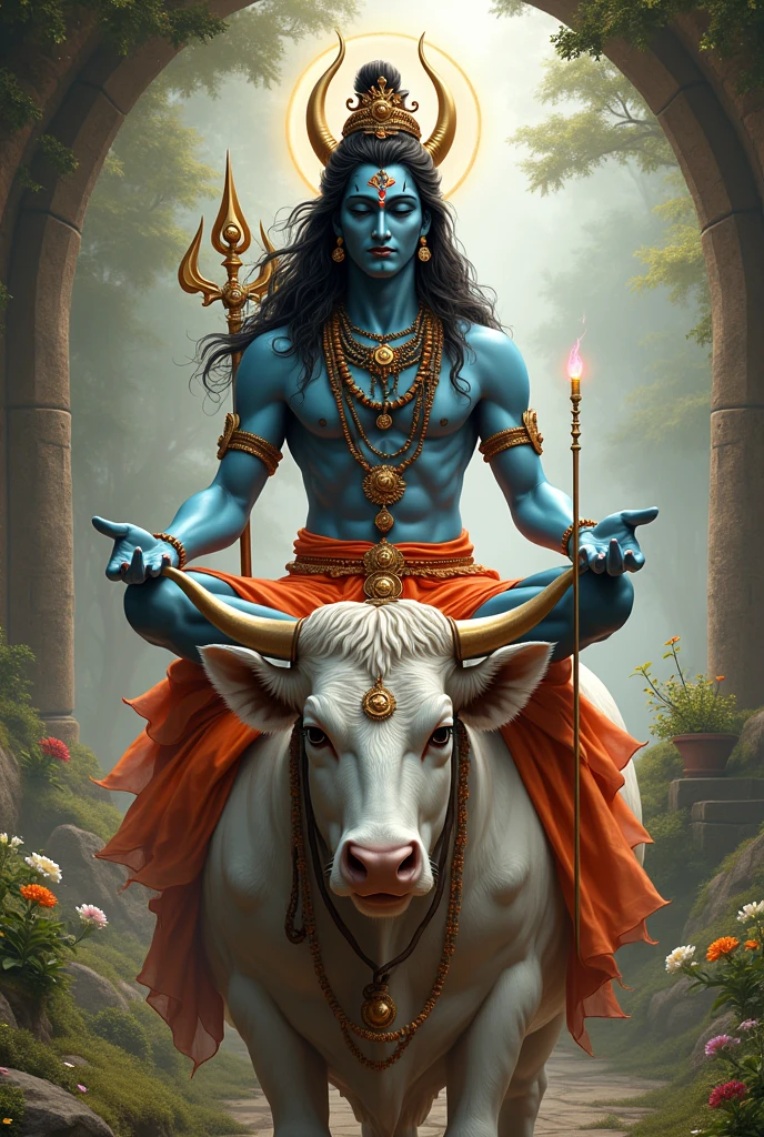 Little Lod mahadev on ox