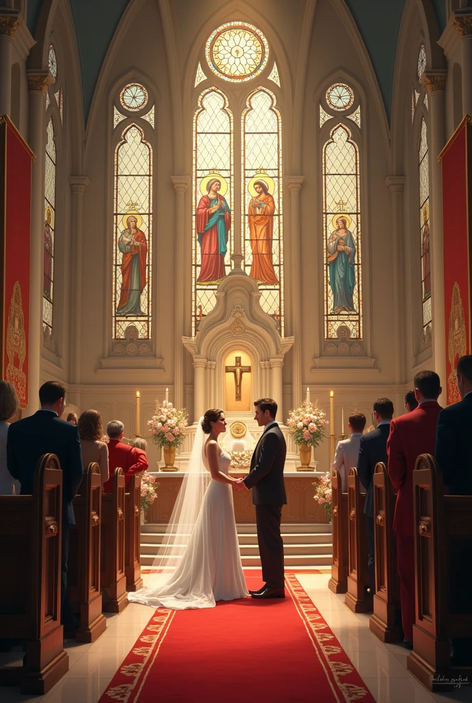 Sacrament of marriage in the church representation