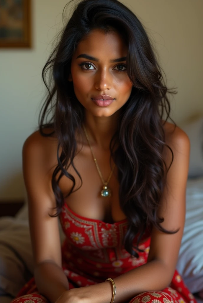 South Indian girl 18 year old sex hot watching camera, beautiful photo, cute girl, caramel skin almost black girl