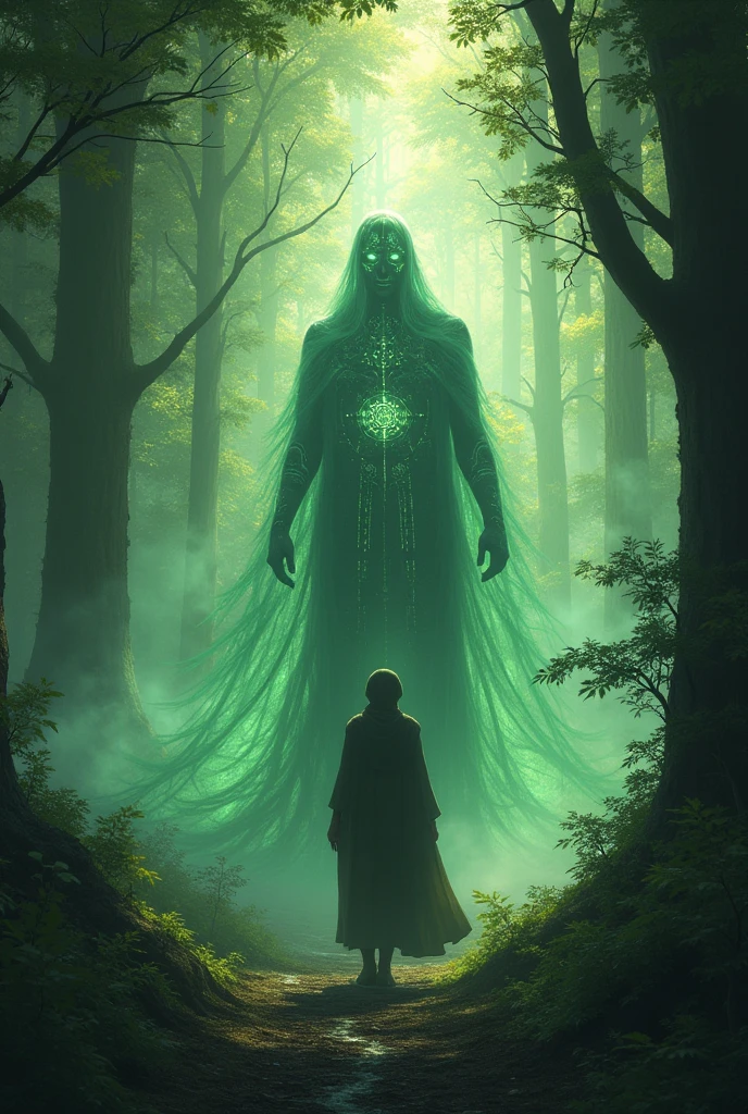 whispered to her, \"I am a guardian of the forest,