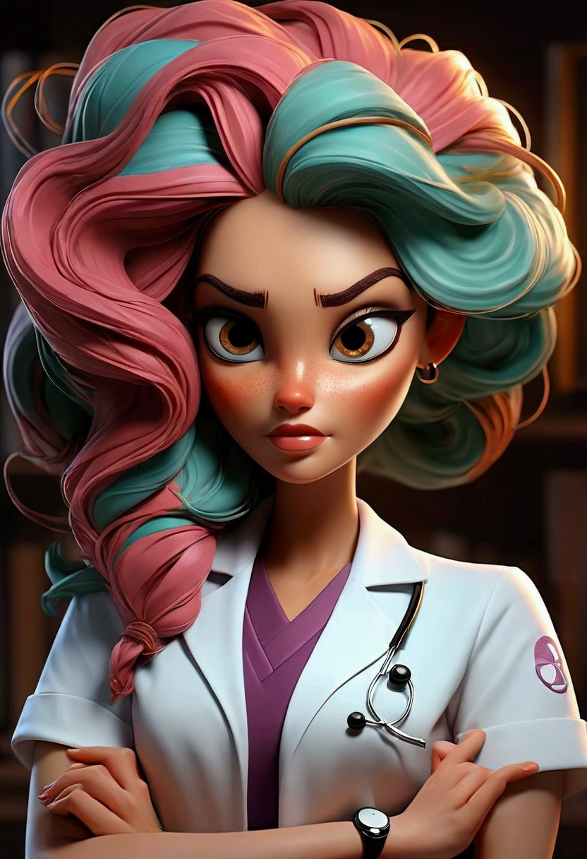 Make a logo referring to a salon of medical students who are known for the art of plagiarism and corruption, The name of the room is PROMO XXXII, Use images that represent these characteristics to see what you can do.