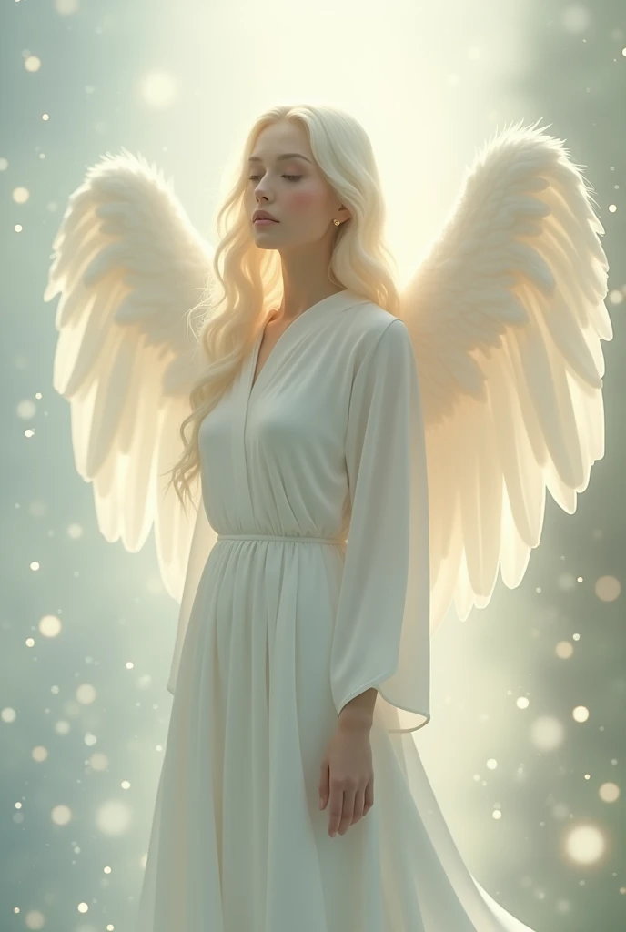 White cute Angel