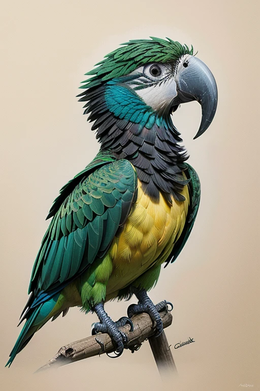 Corsair Parrot Drawing