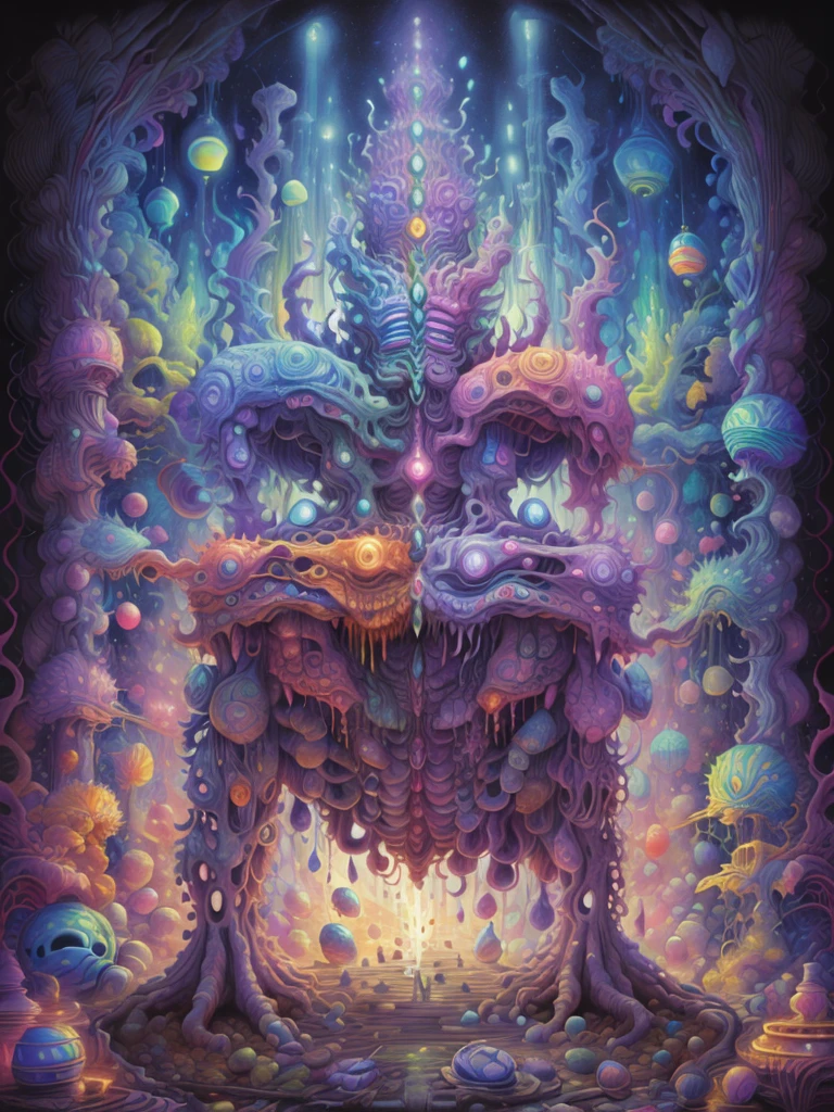 Dj pinchadiscos, dj obra maestra, beautiful psychedelic entropy PsyAI, Intricate, Highly detailed, Masterpiece 