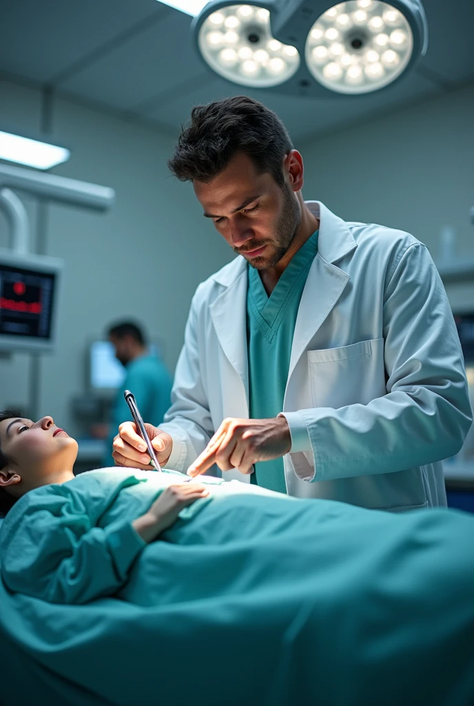 A 30 years old man,Dr. Hanery is a surgeon who is operating a patient
