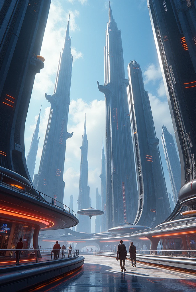 I want to create a mural that expresses futuristic architecture