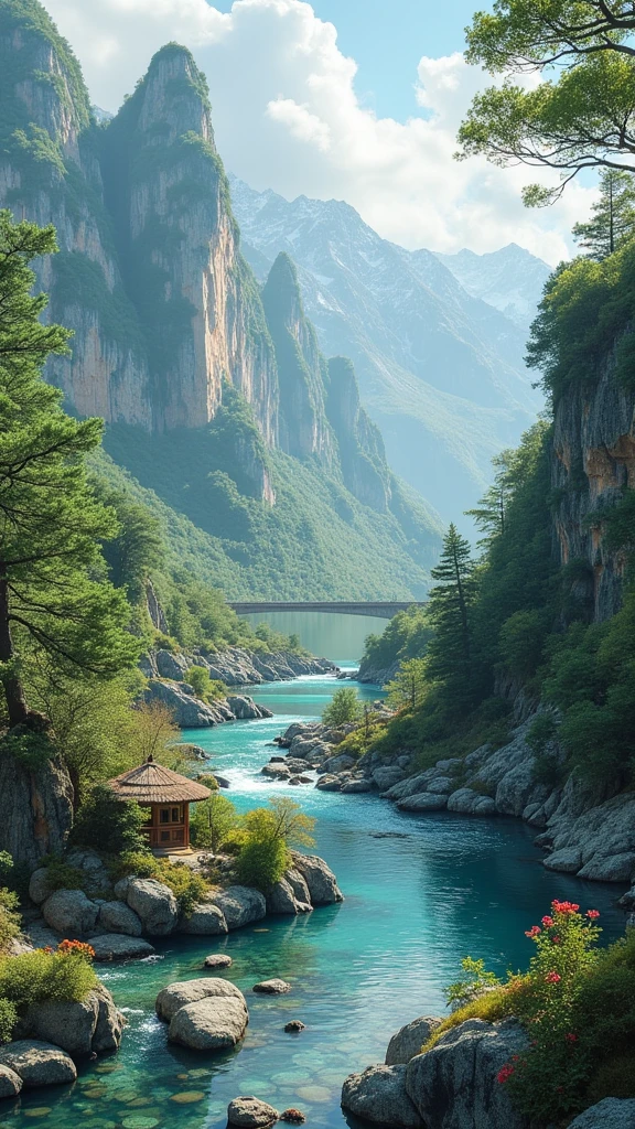 masterpiece, best quality, mini landscape