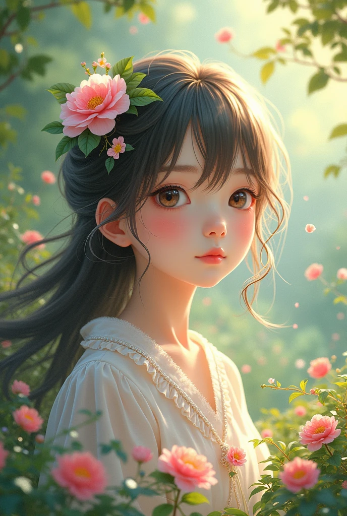 Blake blossom into anime girl 