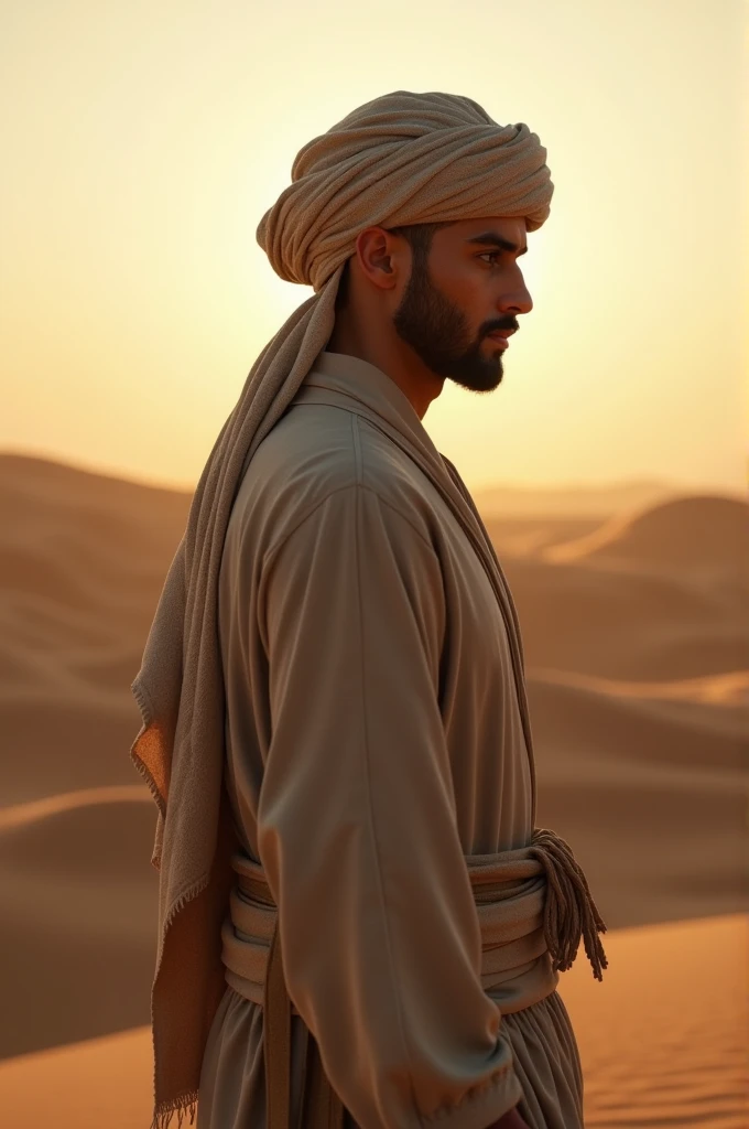 Islamic 20 years boy  without showing his face
