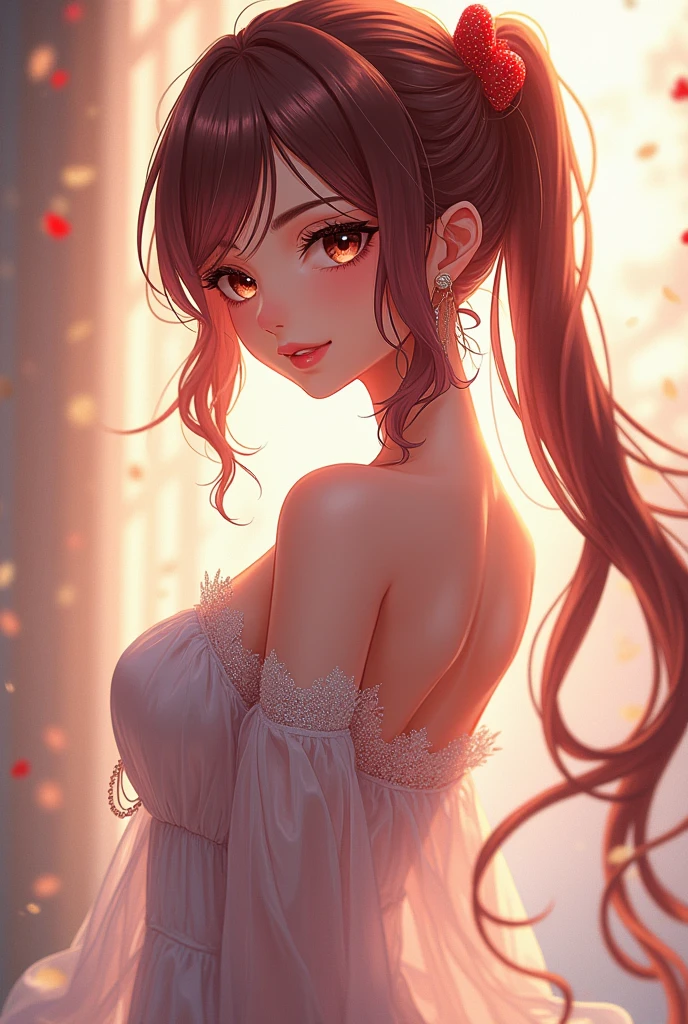 Into sexy anime girl same 