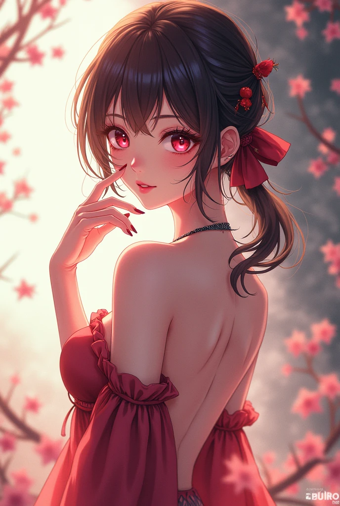 Into sexy anime girl same 