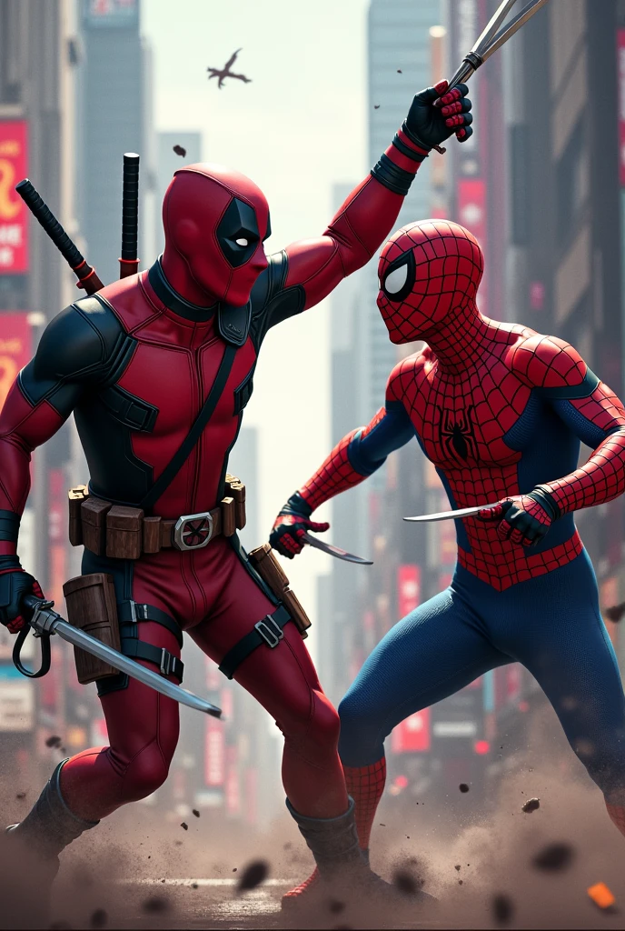 Deadpool, Spider man