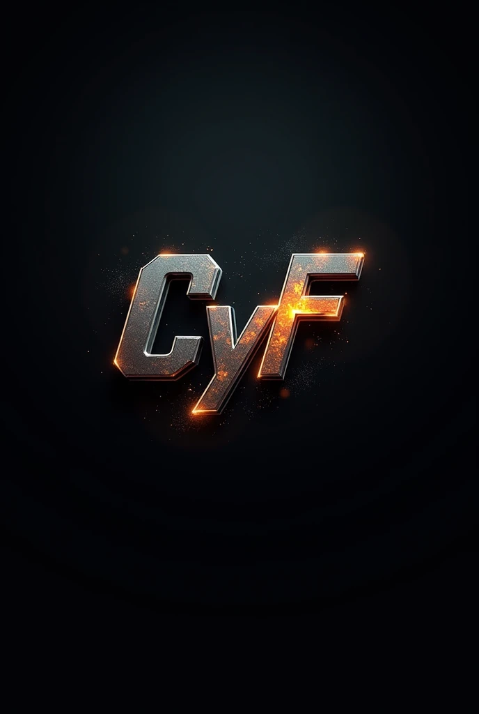 Logo with  for a metalworking company with these letters CyF