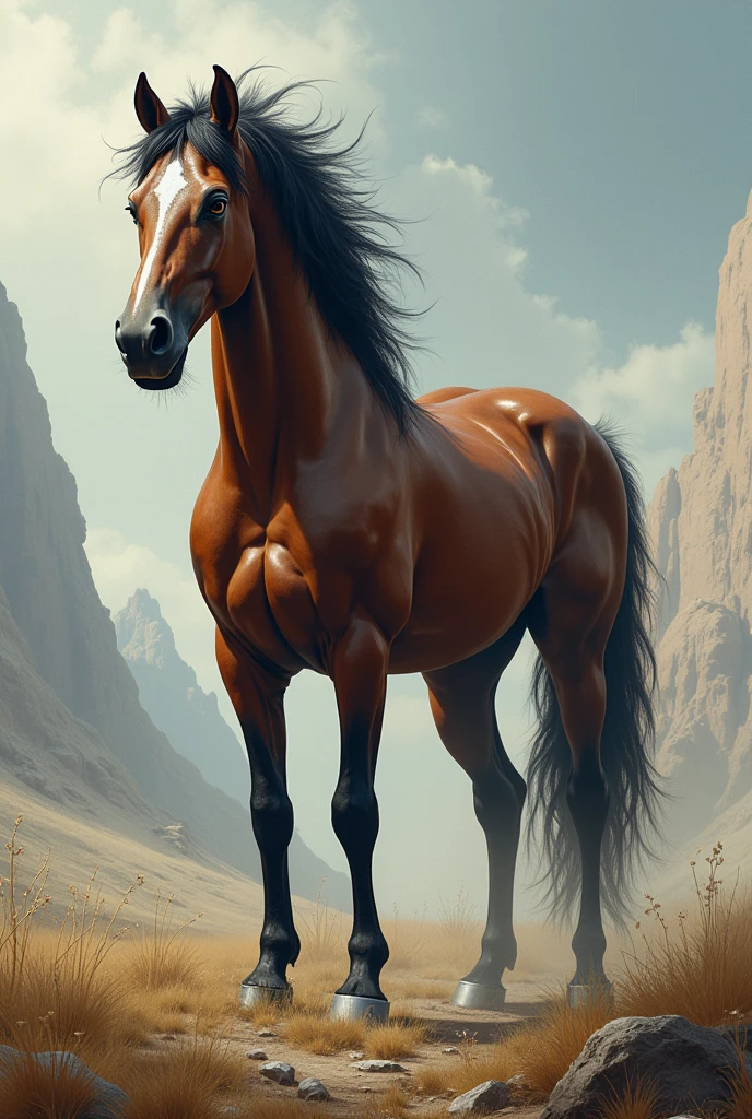 Man horse