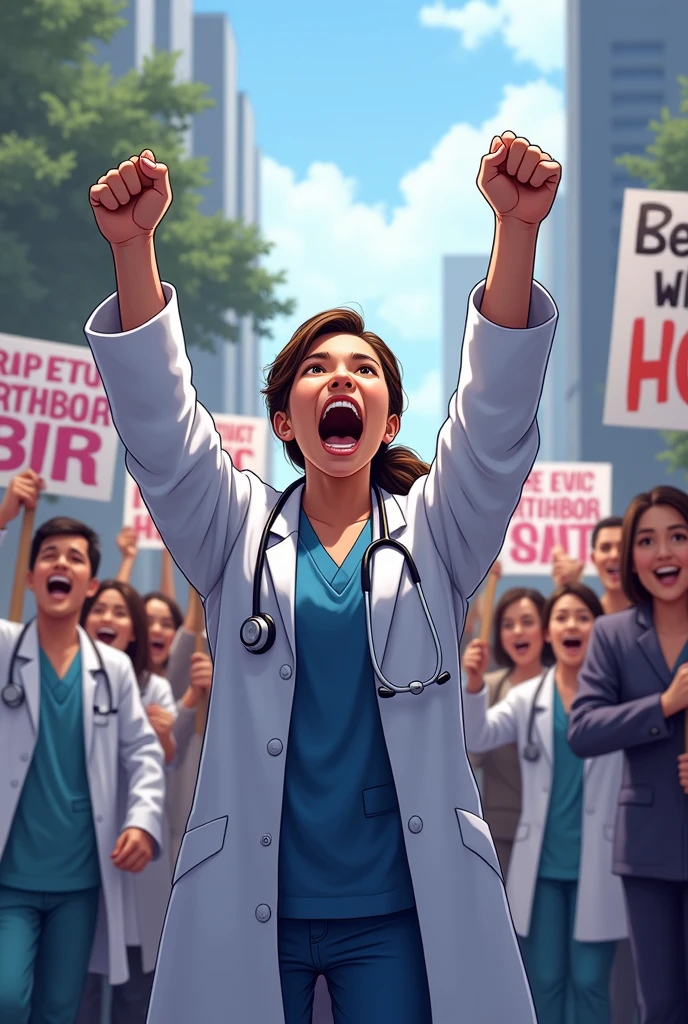 Doctors se protest for justice 