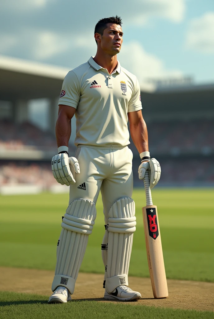 Cristiano Ronaldo as a cricketer