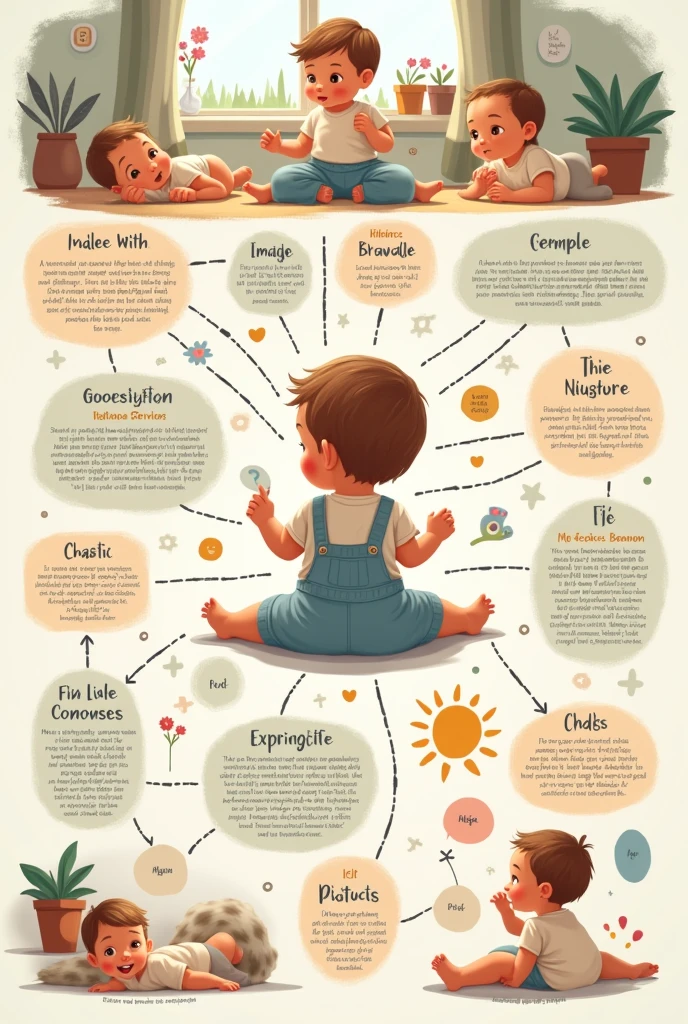 Make a concept map of pre-social behavior, It should contain an example.