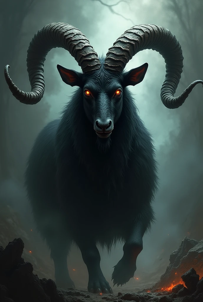 Mr,Bode,Bode preto,Bode , antler, Devil