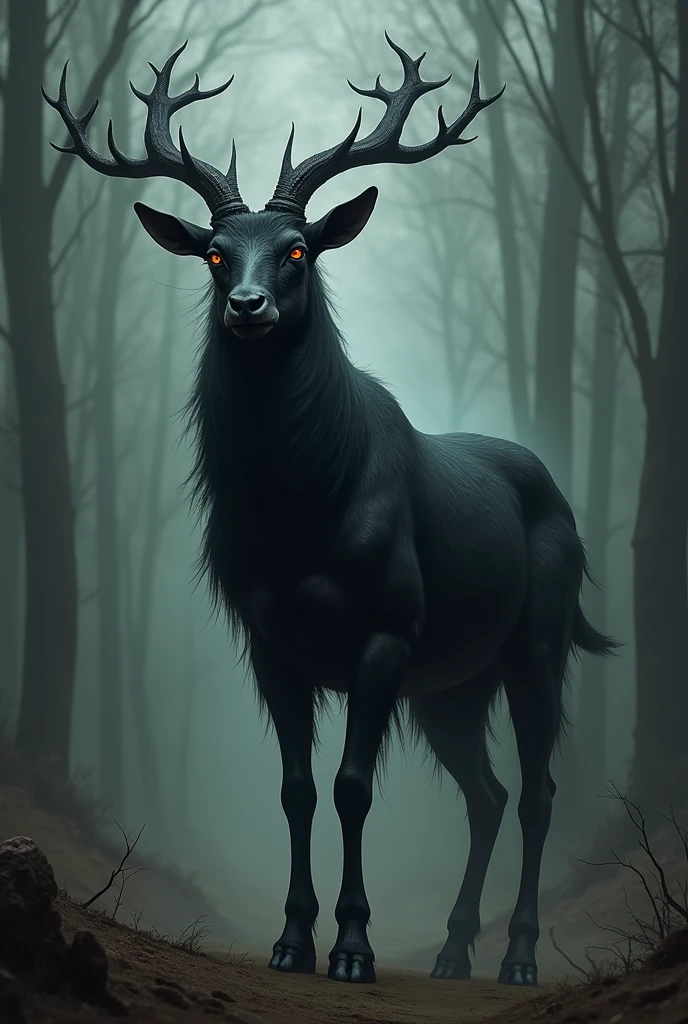 Mr,Bode,Bode preto,Bode , antler, Devil, androgen, snake eyes