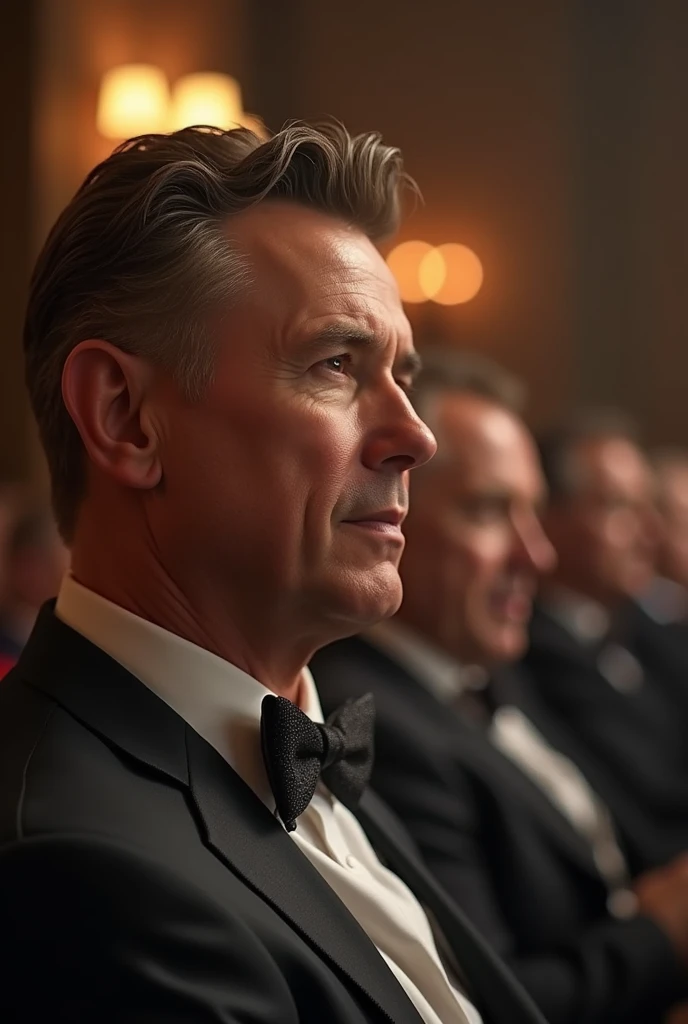 A group of wealthy people from all over the world attending an auction., , masterpiece, official art, 8k, best quality, highly detailed, exquisite facial features, perfect face, shiny skin, , 1 group of wealthy people:1.2, attending, auction:1.2.