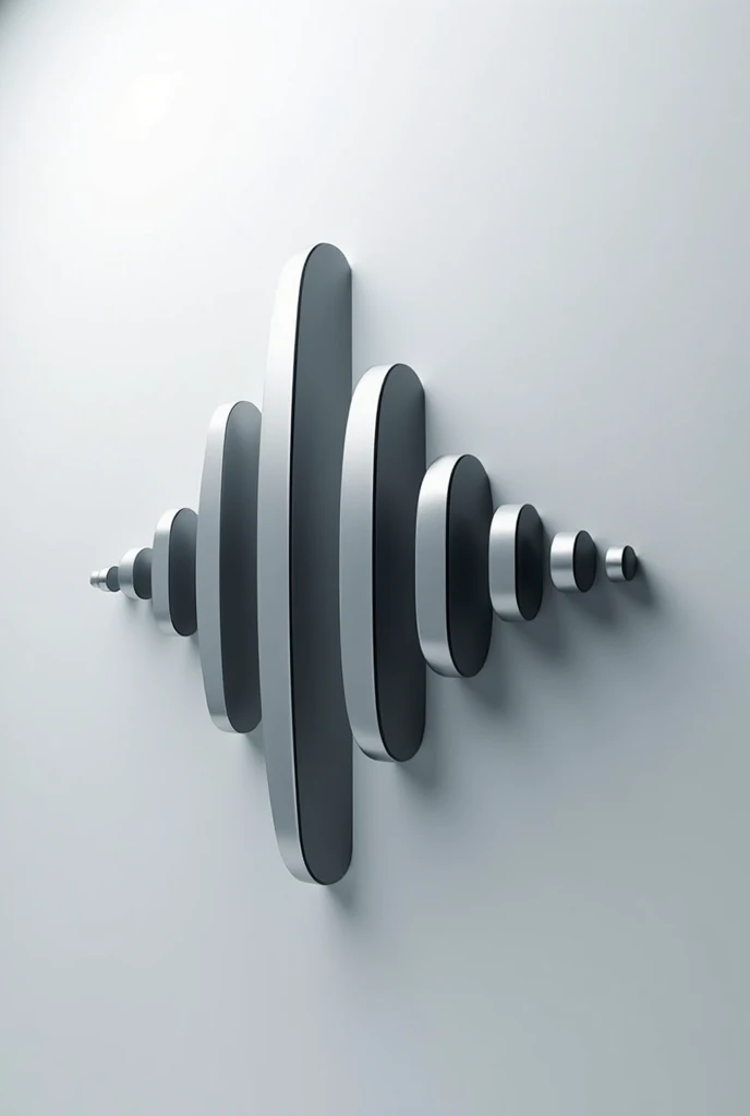 A logo for an advertising company that carries a sound wave and the company is called Metallized Auditive Advertisements
