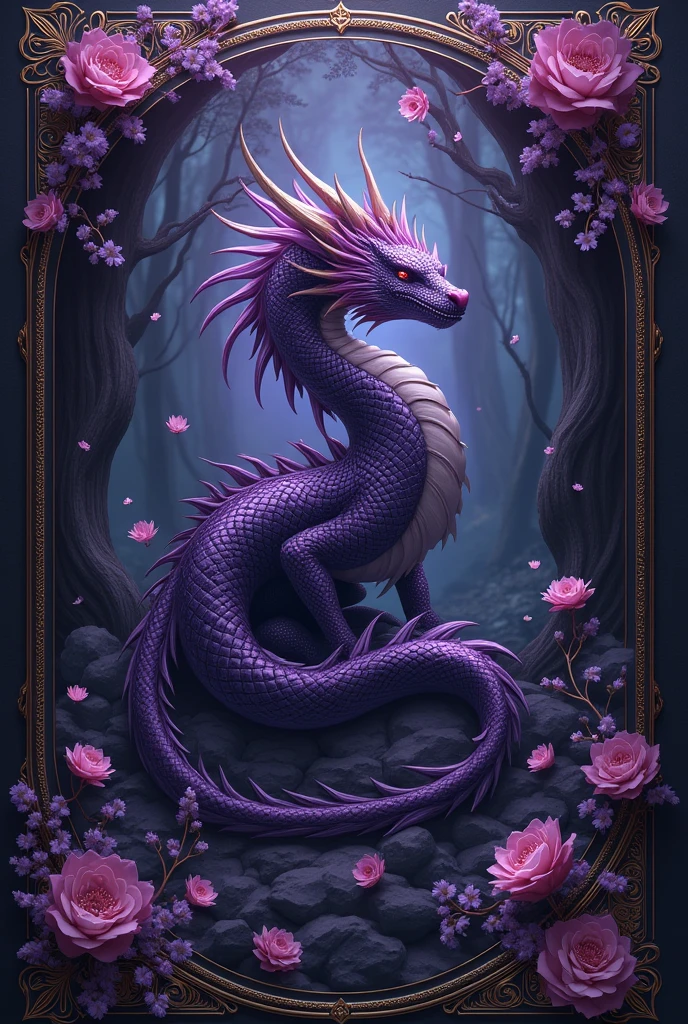 A contribution from a book of memories that has the title "YOUR SONGS" that has the colors Black and Purple and that has a dragon