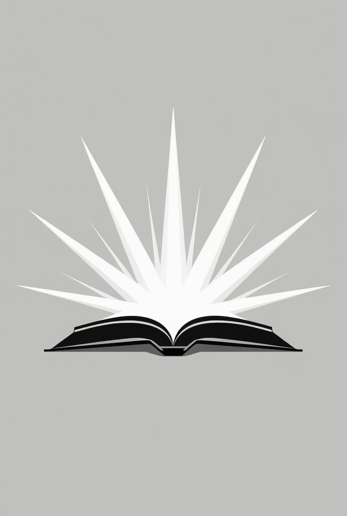 create an image for a training academy logo called "alfa" I want it to contain an open book, with rays of light, It should be imposing and attractive