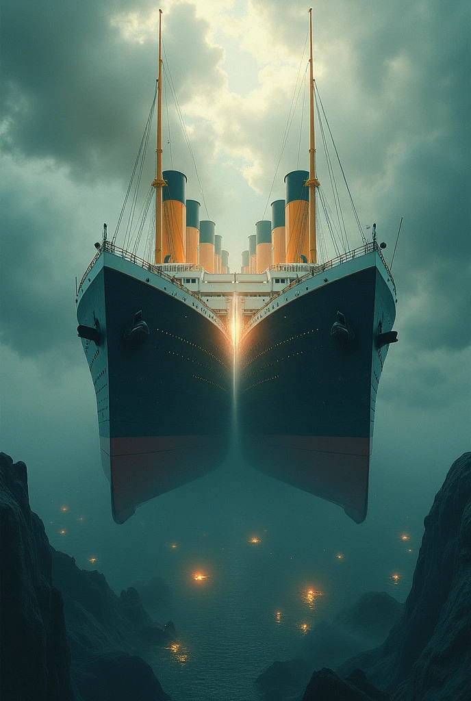 The Titanic and the Olympic collide and they understand each other