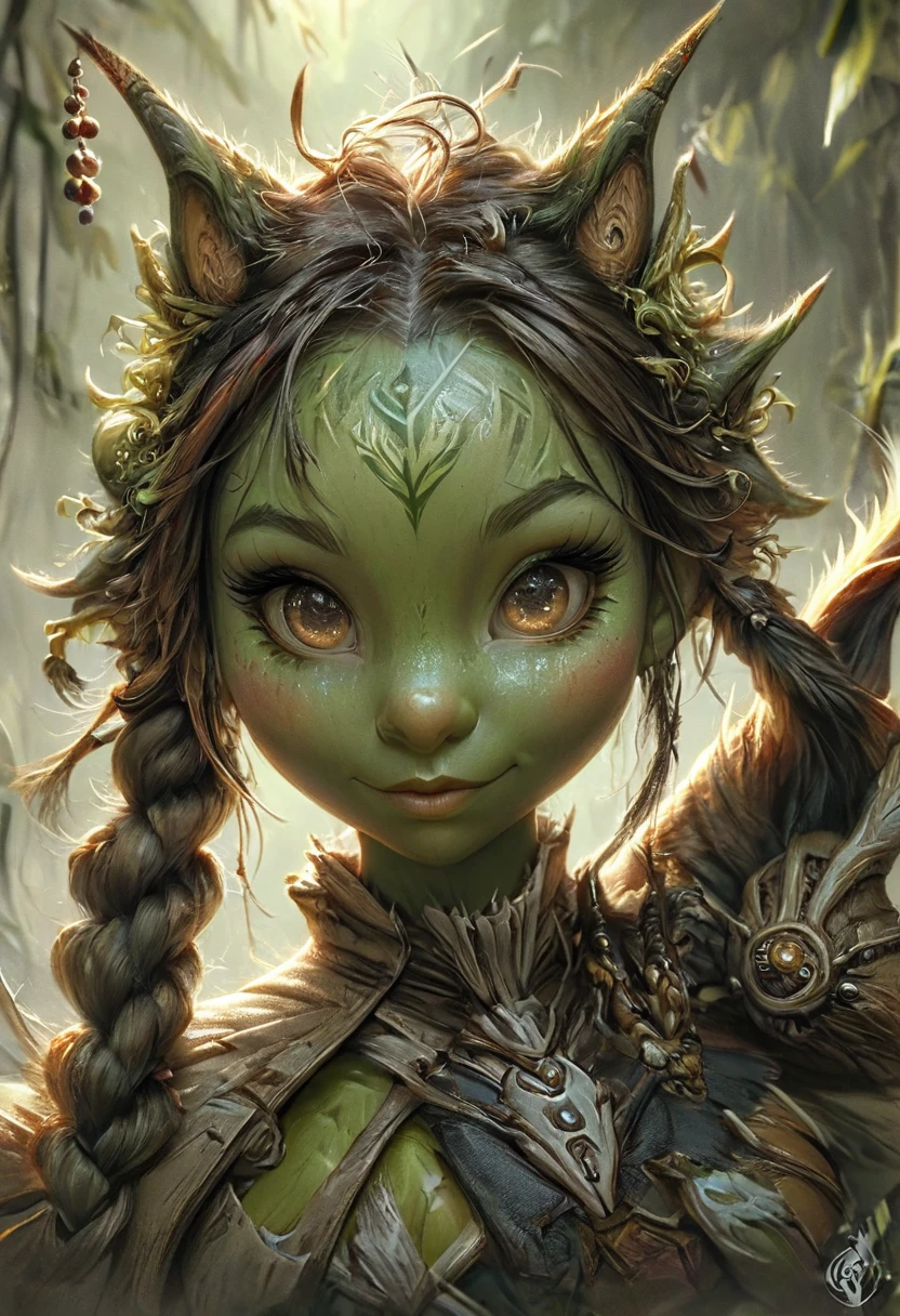 Anthropomorphic female grinch grasshopper mage. Official Art – Charecter profile. An Award-Winning Digital Masterpiece In 4K Ultra HD, Extreme Detail And Intricate Realism. Symmetrical Face. This Concept Art Brought To Life By The Hands Of Artists Like Wlop & Artgerm In A Stunning 2D Vector Illustration.Background Is A Panoramic Vista.
