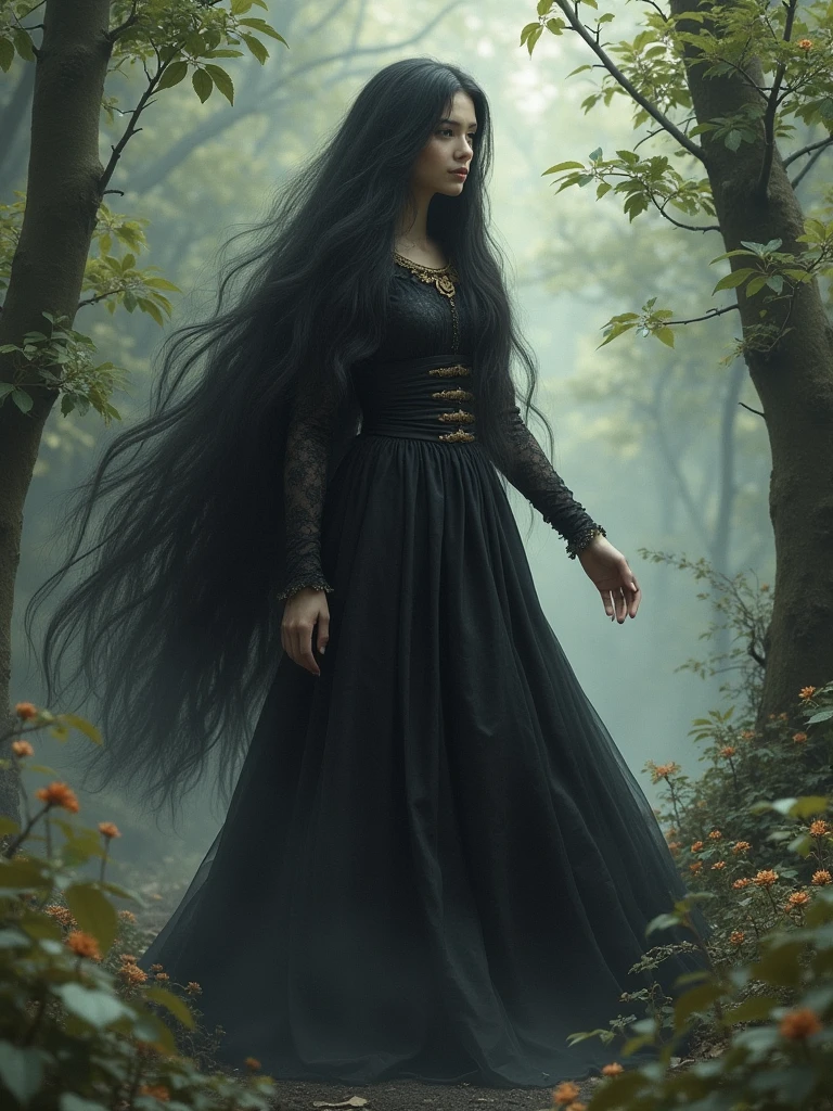 《Long Hair Princess》The witch, Geso, in