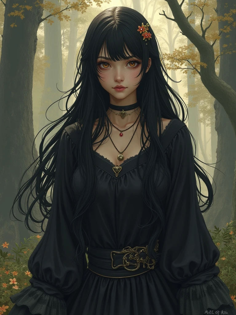《Long Hair Princess》The witch, Geso, in