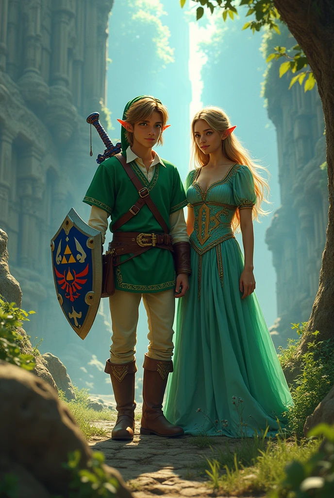 The legend of Zelda live action en los 80 imagen realista 