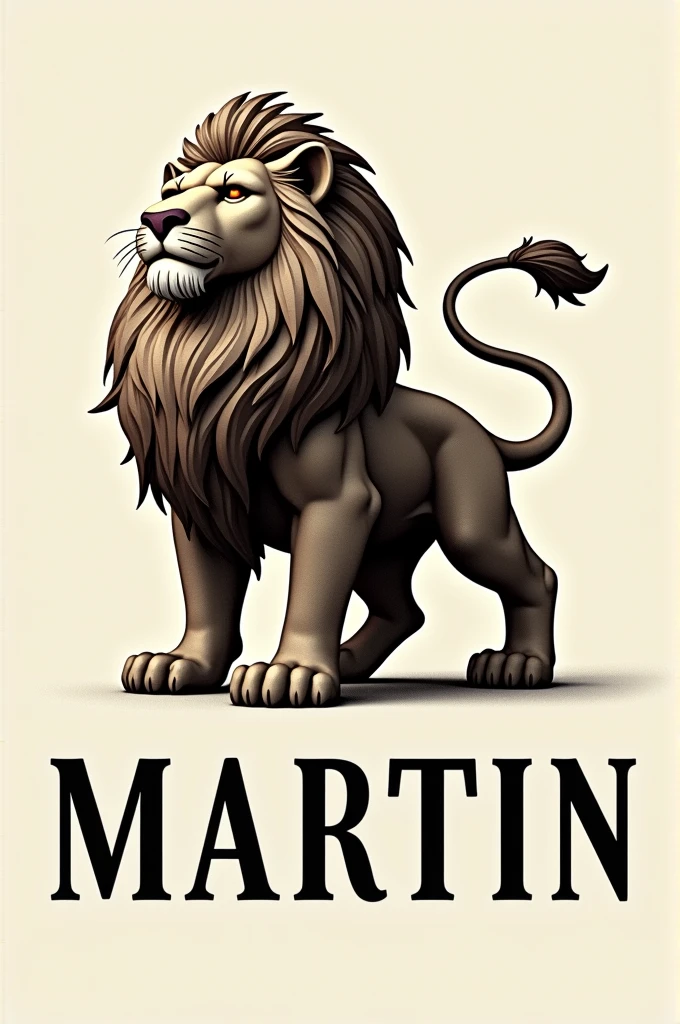 Logo lion เขียนว่า’MARTIN’ 8k