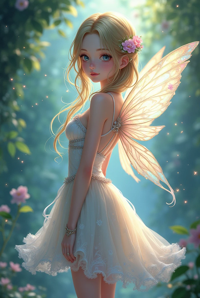 Adult Anime fairy girl  full image
