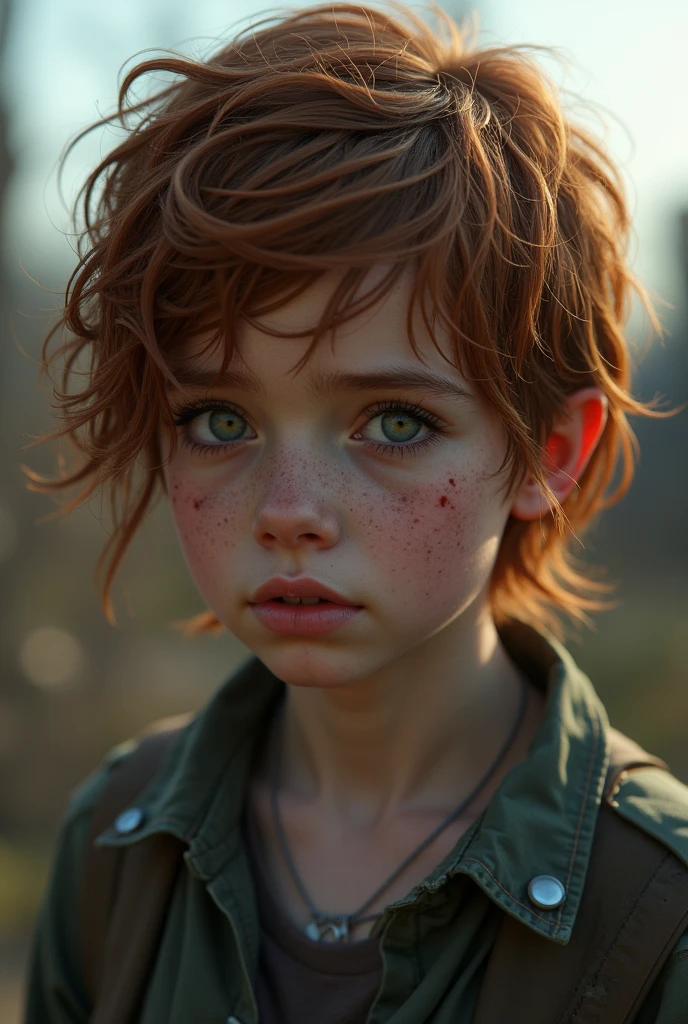 Sophia Lillis as Ellie Williams from the last of us