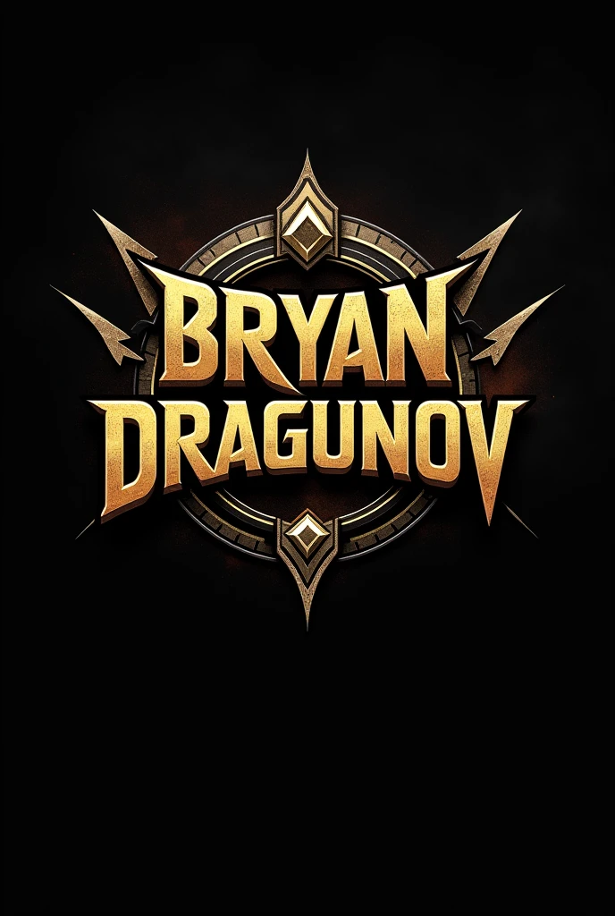 Logo brand with the name BYEL GAMES with a dragon