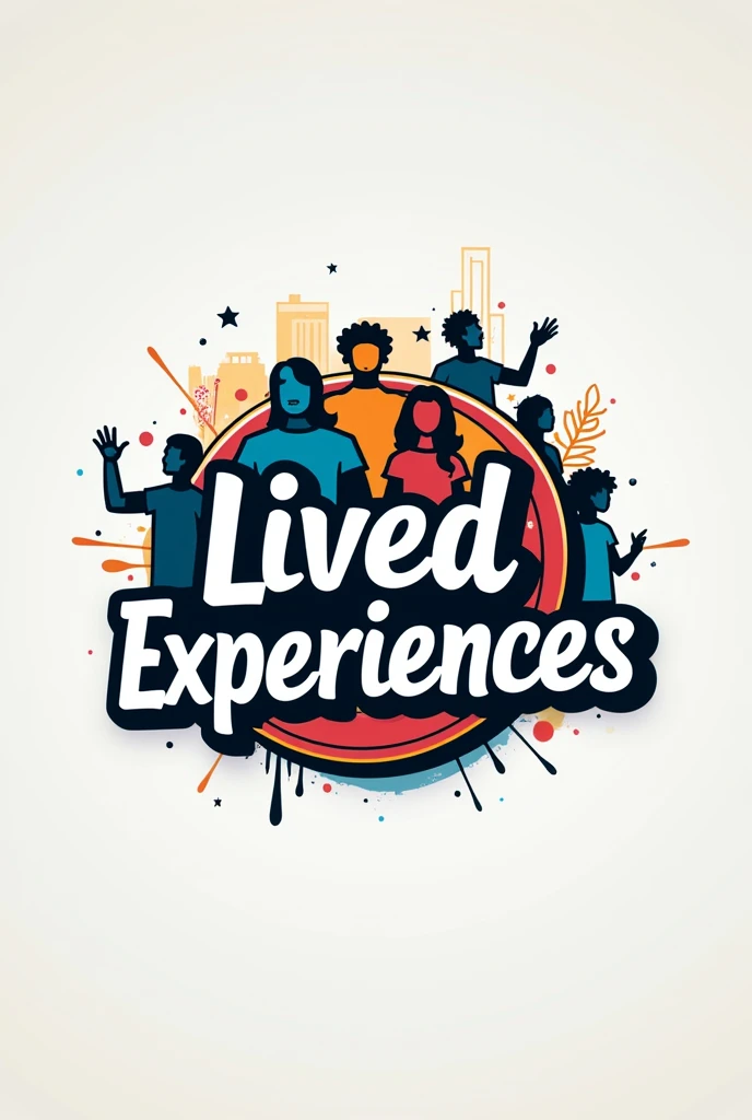 A logo that is like news but the topic is "Lived Experieces" and that draws the attention of adolescents and young people

