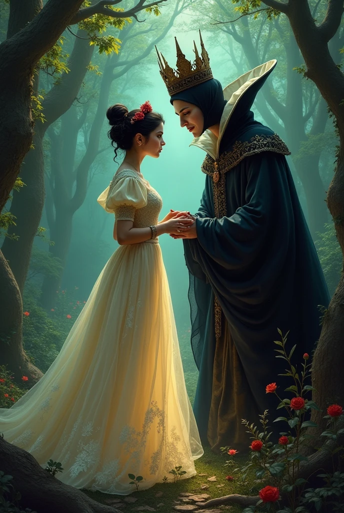 The awakening of Snow White and the madness of the queen