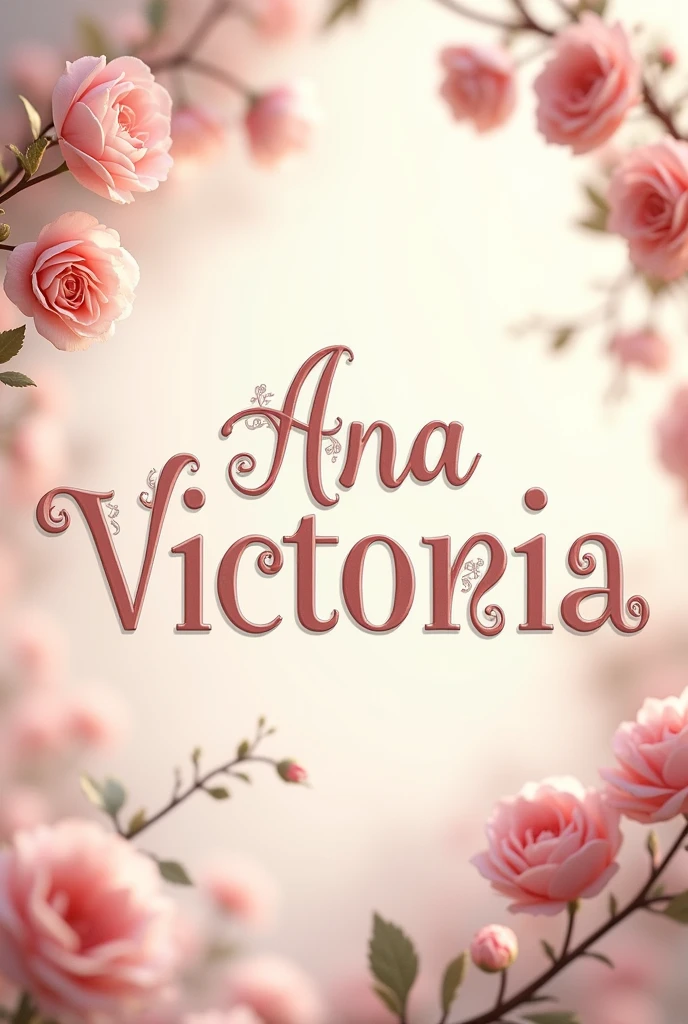 Create an image that says the word Ana Victoria