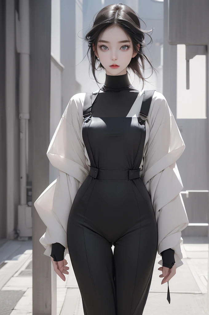 (Face Shape: round face),(eyes: Ice-cold gaze that exudes modern sophistication, accentuated by dark, deep eyeshadow and a muted eye color),(nose: mature and distant, enhance the overall sense of modernity),(boca: Neutral lips that hint at emotional detachment.),(fur: Pure skin),(cipher:wide hip,marked vagina,thigh gap, Little mom, slender), (Overall Impression: korean young woman),(CLOTHES: Transparent clothing)