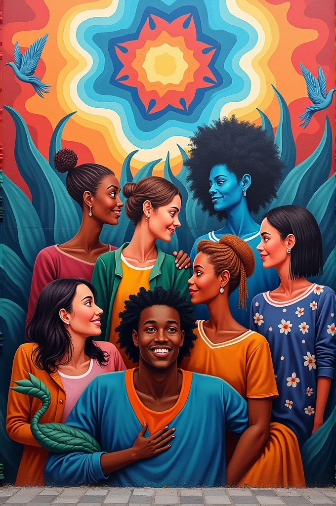 A mural of values in mural art