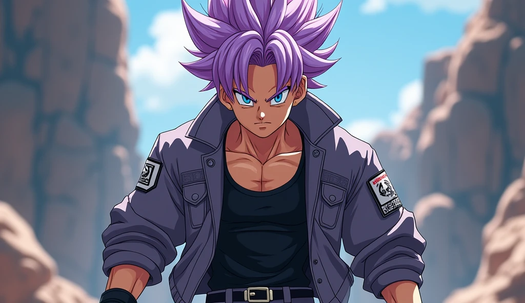 create character Trunks dragon ball z front 4k