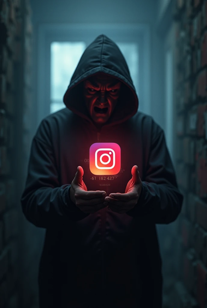 Instagram warning image that needs your phone number