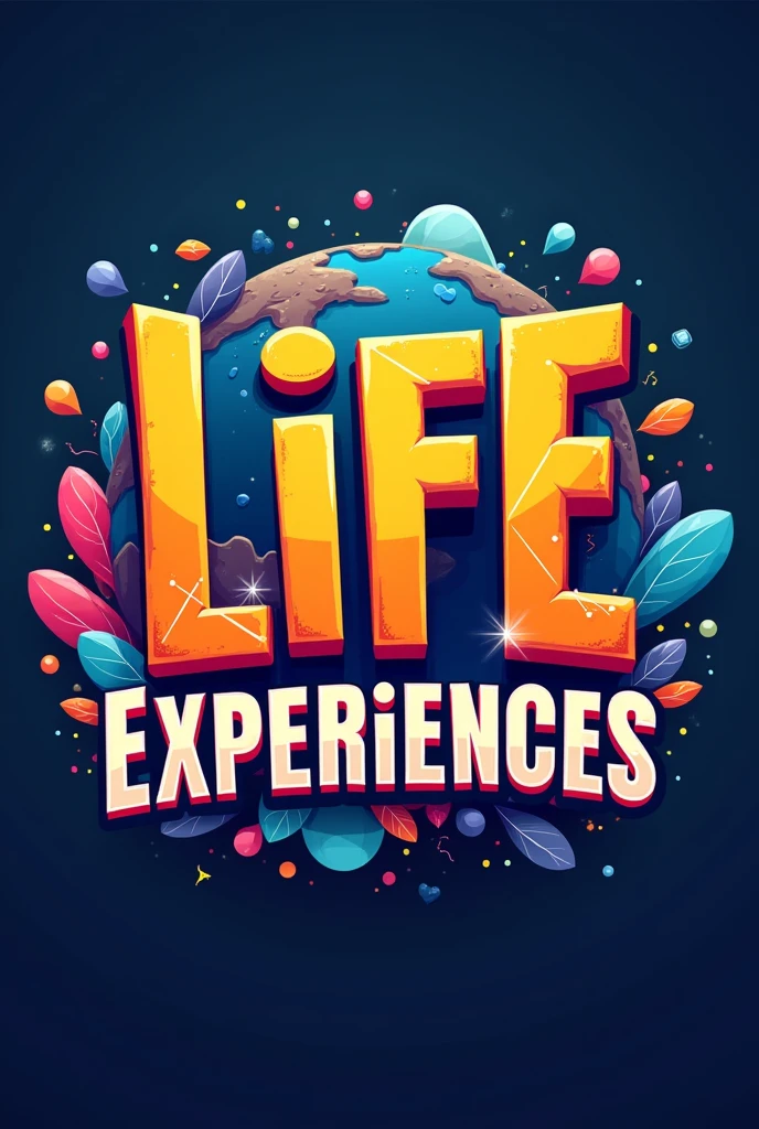 A news logo but the subject is "Life Experiences", that grabs the attention of teenagers and young people and that the news logo has the theme name