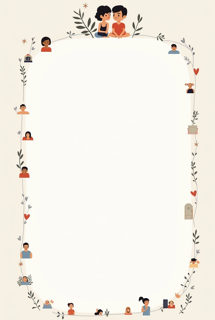 A visual support list for teenagers in toxic relationships in Spanish 