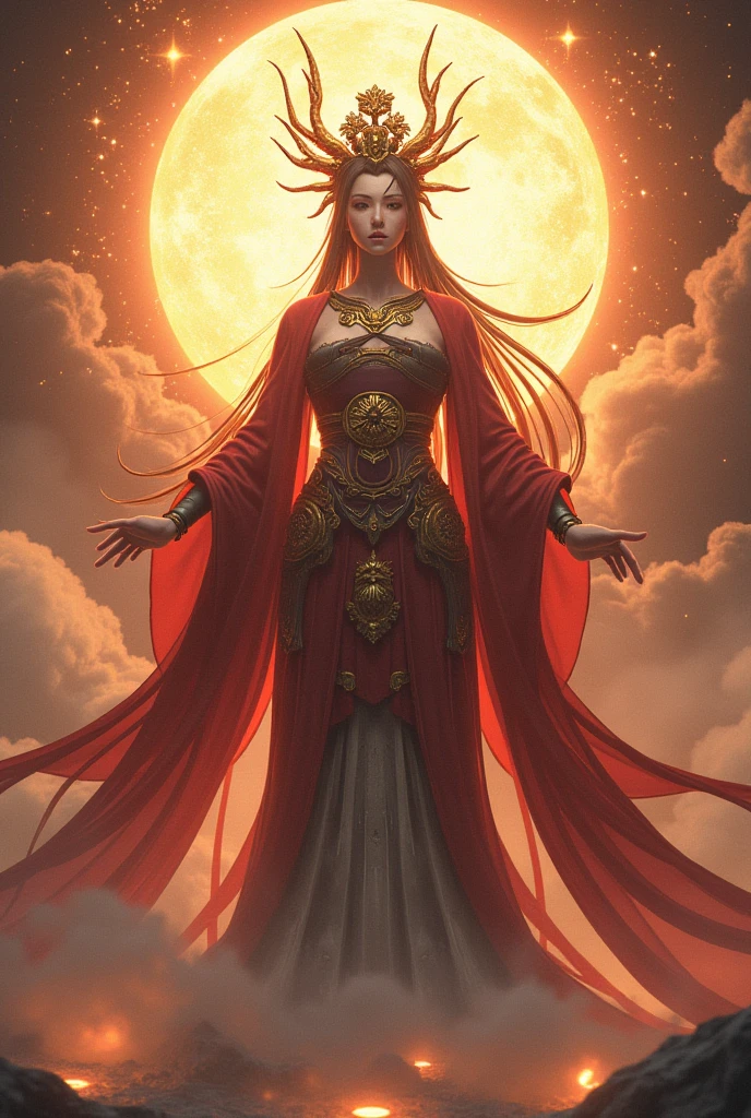 Divination
Japanese Goddess
Strong Goddess
Upper body
Background is God々Shining々しい
Size 9:16 Vertical