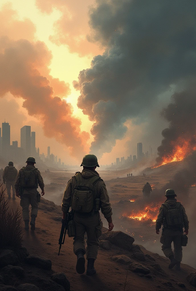 The whole world is divided into two sides. And then go to war