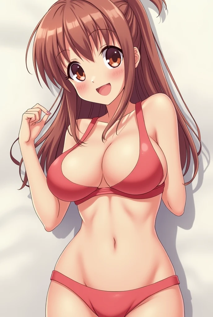 anime girl milf without clothes with a big ass in various poses