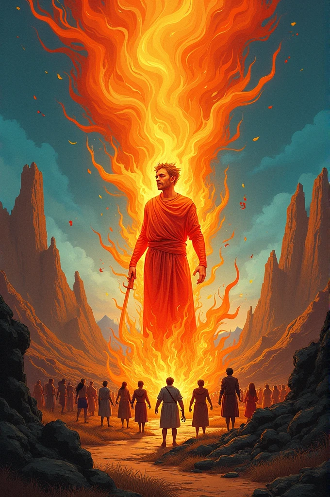 A living flame: The language is described as "a flame, live like a spring". Podrías dibujar a flame brillante and vibrante, que simbolice la pasión and la vida que la lengua casthelana lleva en su interior.Historical figures: Podrías incluir a personajes mencionados en he poema, como he Cid Campeador o Cervantes (he "Glorious one-handed man"). These figures could be holding books or talking., simbolizando he legado cultural que han dejado.musical instruments: Draw a guitar or a lute, representing the "language of songs" and las "guitar complaints" que menciona he poema. Podrías mostrar las notas musicales saliendo dhe instrumento, evoking traditional Spanish music.Iconic landscapes: The reference to "The Andes" and "he llano" suggests different geographical landscapes that you could represent, con montañas imponentes and vastas llanuras, simbolizando la extensión and diversidad de los países hispanohablantes.Un árbol o a loving mother: Como he poema se refiere a la lengua como "a loving mother", you could draw a robust tree, que simbolice la lengua como un tronco fuerte con ramas que representan sus hablantes and su historia. Alternatively, you could represent a welcoming female figure, hugging or protecting books, letters or words.Estrhelas o un ciheo nocturno: The poem mentions "A millionaire American night of stars", así que podrías dibujar un ciheo estrhelado, representing the conexión dhe español con la inmensidad de América Latina.