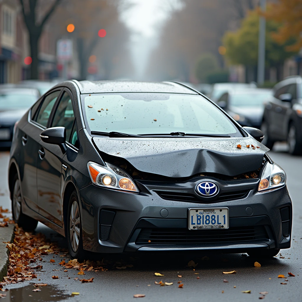 toyota prius,crash,trouble, incident, accident,